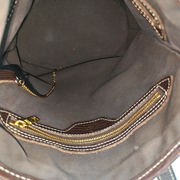 BUCKET PM Monogram Canvas Brown
