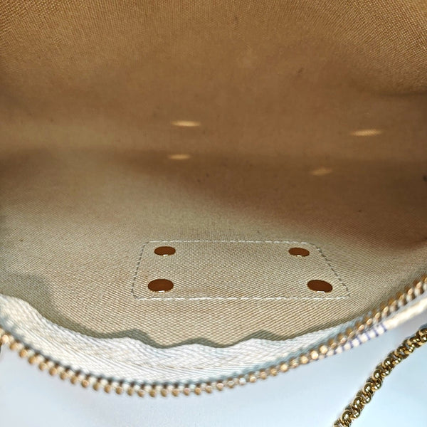 EVA Damier Azur Coated Canvas White