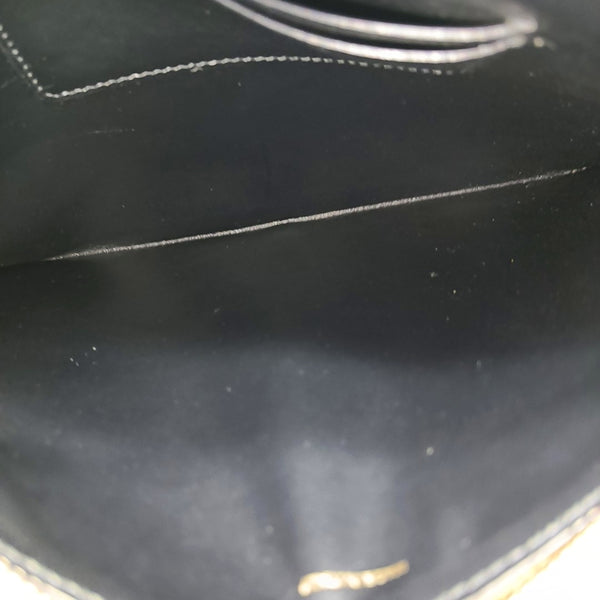 Calfskin Top Handle Bag Brown