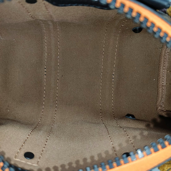 KEEPALL Nano Monogram Coated Canvas Brown