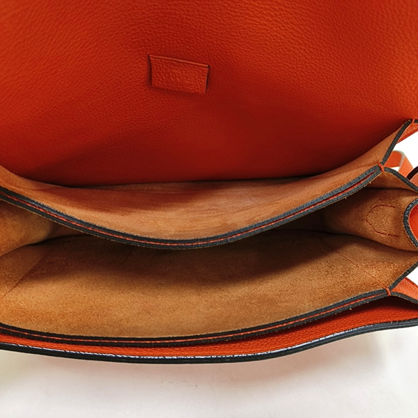 Authenticated pre-owned Jackie 1961 Calfskin Orange - Crossbody Bag at Looply