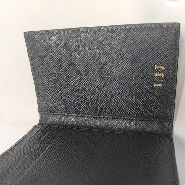 Calfskin Card Holder Blue