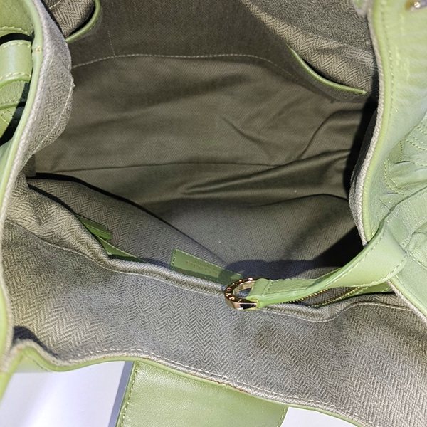CHANDRA Quilted Calfskin Green