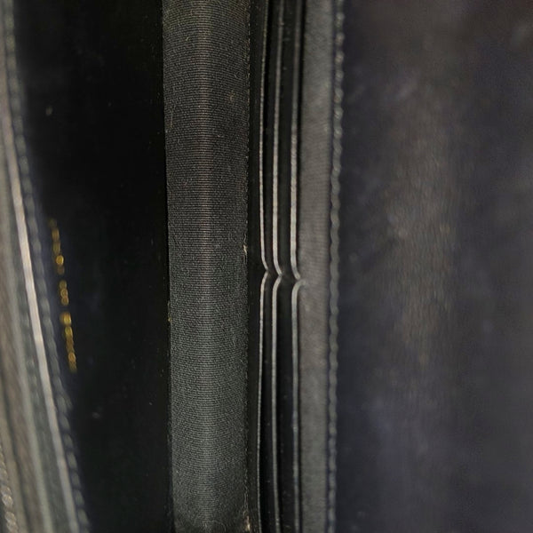 WOC Quilted Grained Calfskin Black
