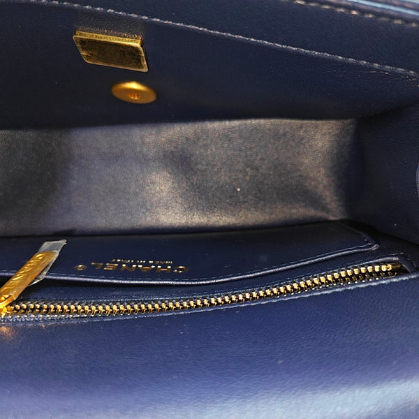 CLASSIC FLAP Mini Quilted Lambskin Blue