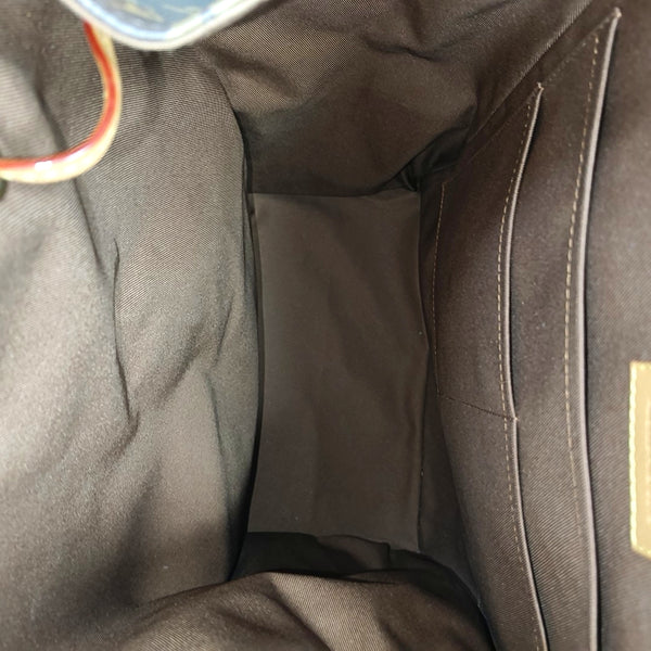 TRIO Monogram Coated Canvas Brown