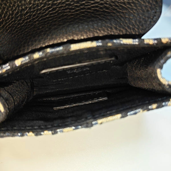 Oblique Calfskin Black