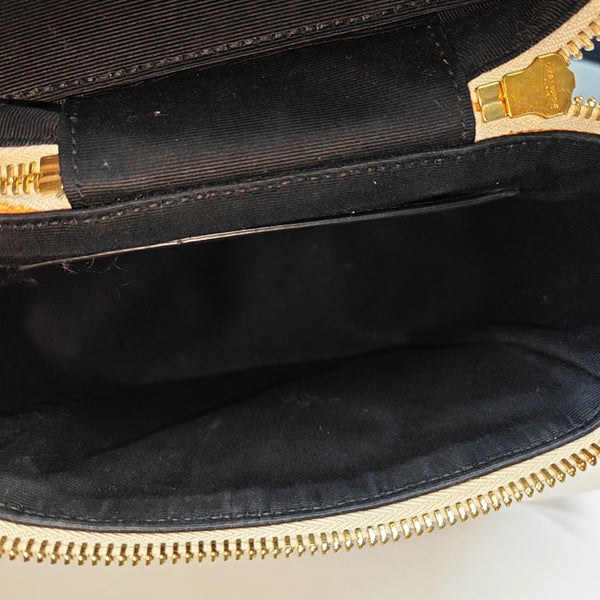 80'S VANITY Quilted Calfskin White