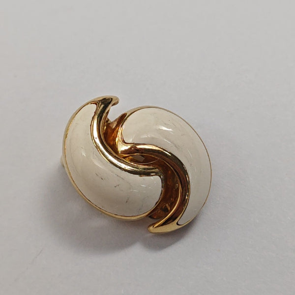 Metal Gold Clip On Earrings