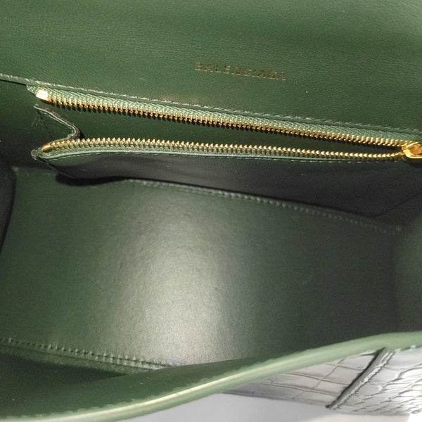 Hourglass S Calfskin Green