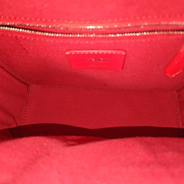Quilted Calfskin Backpack Red