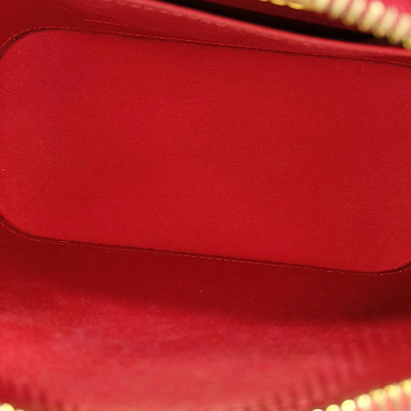 ALMA BB Monogram Patent Leather Red