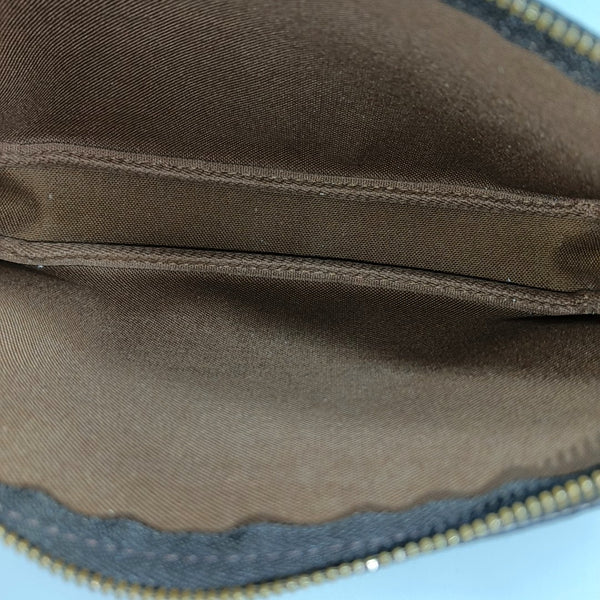 ACCESSOIRES Monogram Coated Canvas Brown