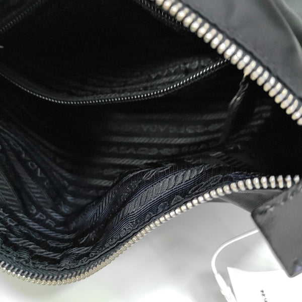 Nylon Shoulder Bag Black