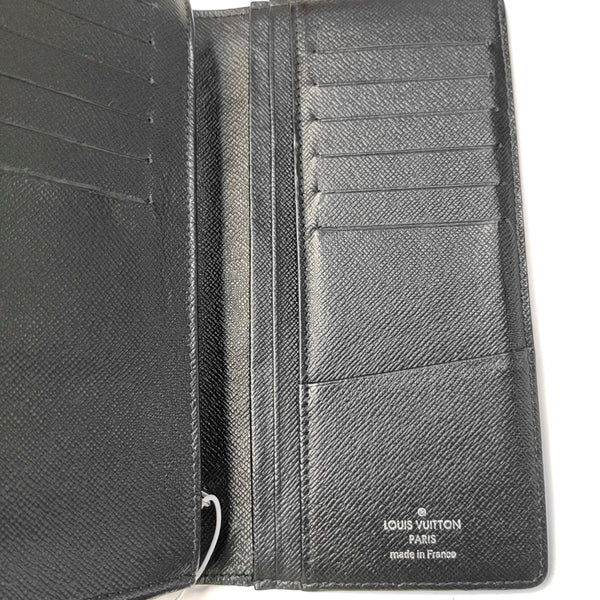 BRAZZA Damier Graphite Coated Canvas Gray Wallet
