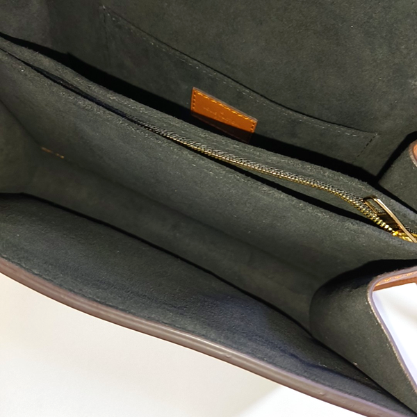 DAUPHINE MM Monogram Coated Canvas Brown