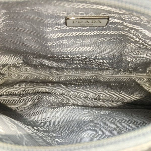 Authenticated pre-owned Re-Edition2000 Mini Nylon Gray - Top Handle Bag at Looply