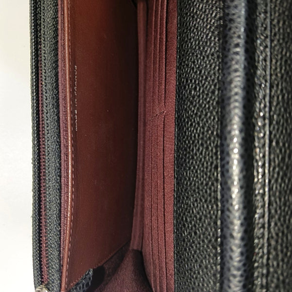 WOC Quilted Grained Calfskin Black