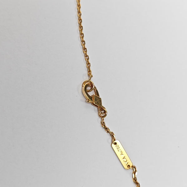 Vintage Alhambra 18k Gold Necklace