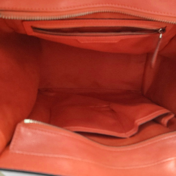 Authenticated pre-owned LUGGAGE Mini Calfskin Red - Tote Bag at Looply