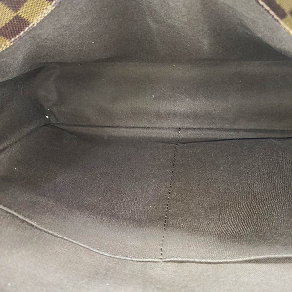 BROADWAY Damier Ebene Coated Canvas Brown