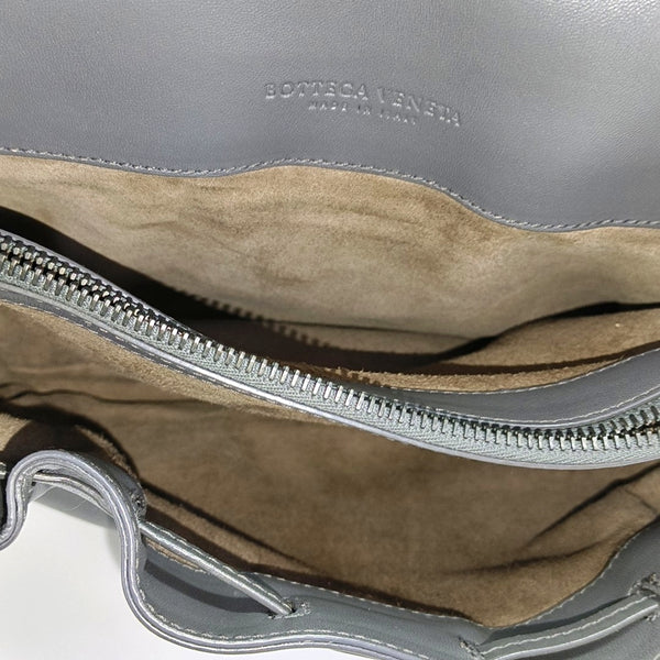 Calfskin Shoulder Bag Gray
