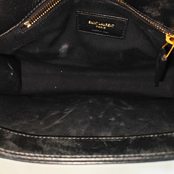 BECKY Mini Quilted Lambskin Black