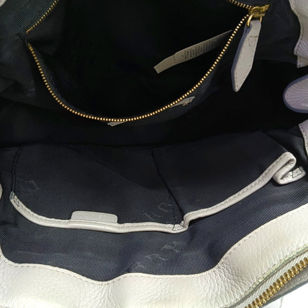 Calfskin Shoulder Bag Gray