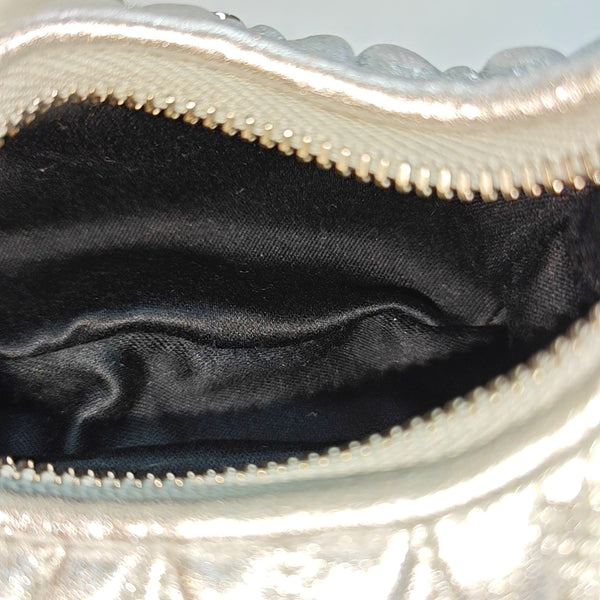 Wander Matelassé Super Mini Quilted Lambskin Silver