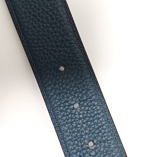 Leather Belt Blue
