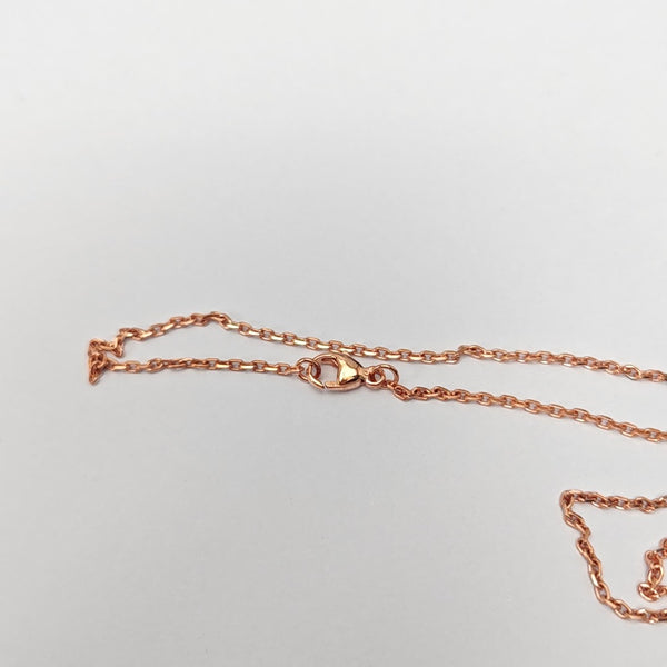 Pop H Metal Rose Gold Necklace