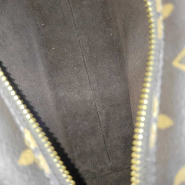 SIDE TRUNK MM Monogram Coated Canvas Brown