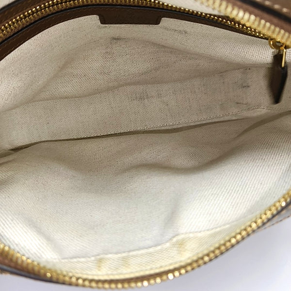 Monogram Coated Canvas Shoulder Bag Black