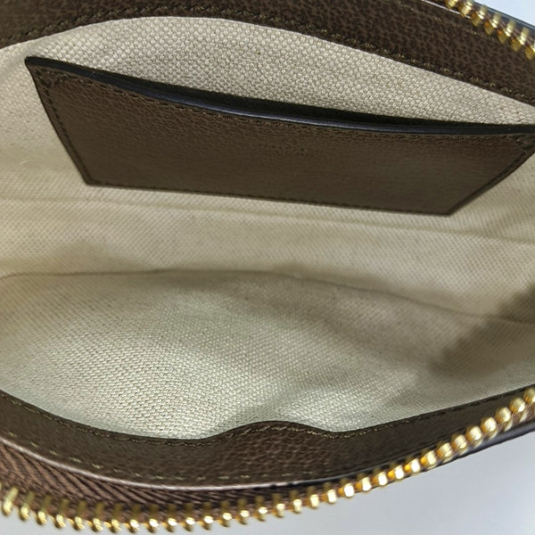 Ophidia Mini Monogram Coated Canvas Beige