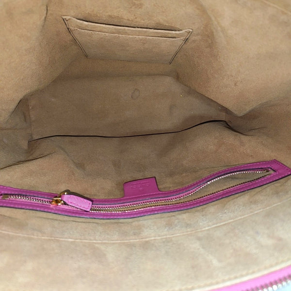 Monogram Coated Canvas Shoulder Bag Beige