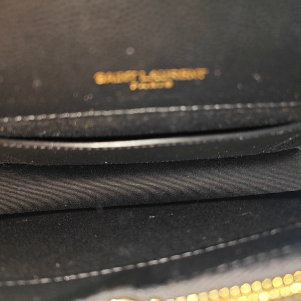 MONOGRAM WOC Chevron Calfskin Black