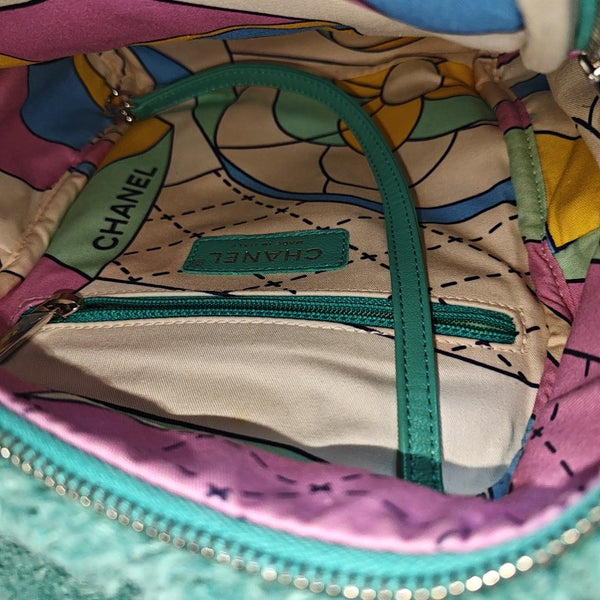 CC POCKET Quilted Fabric Green