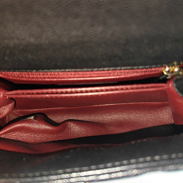 COCO HANDLE Mini Quilted Grained Calfskin Black