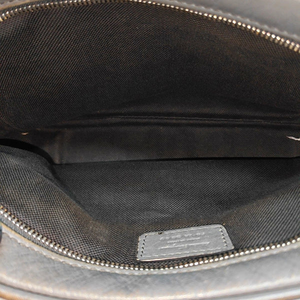 Calfskin Top Handle Bag Gray