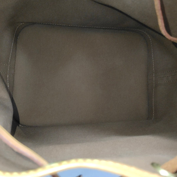NOÉ MM Monogram Coated Canvas Brown