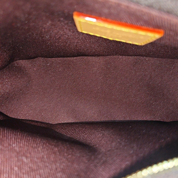 BOULOGNE Nano Monogram Coated Canvas Brown