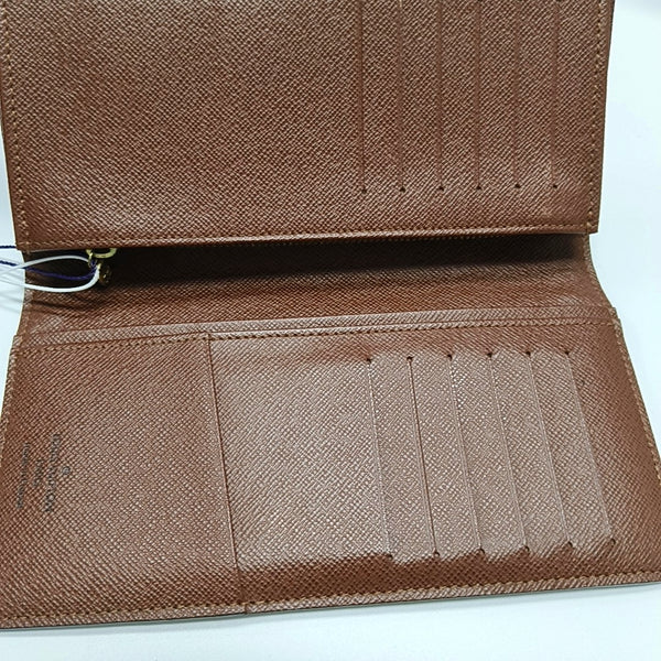 BRAZZA Monogram Coated Canvas Brown Wallet