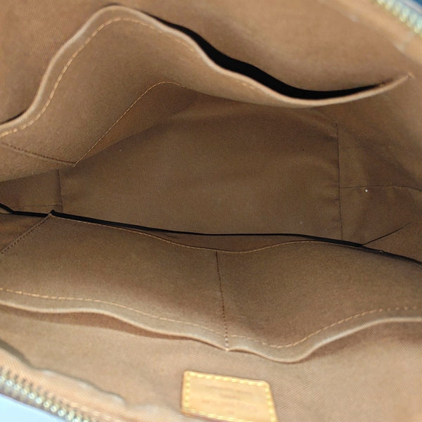 PALERMO PM Monogram Coated Canvas Brown