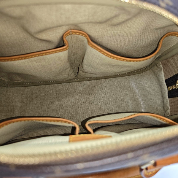 DEAUVILLE Monogram Coated Canvas Brown