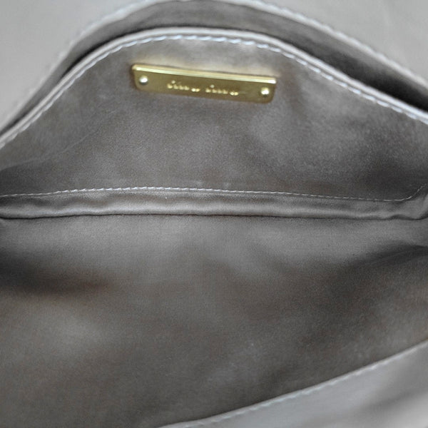 Quilted Lambskin Shoulder Bag Purple