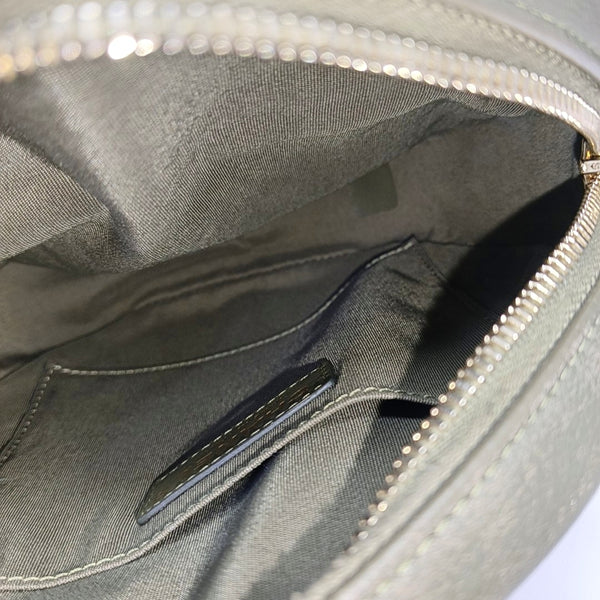 Chevron Calfskin Shoulder Bag Green