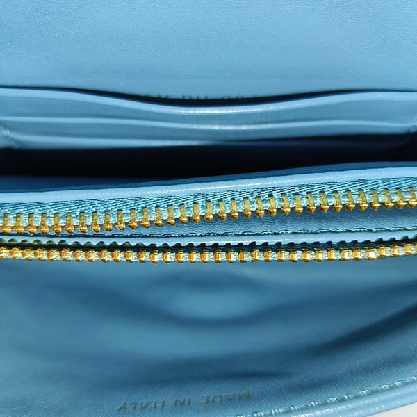 Dior Caro Small Cannage Calfskin Blue