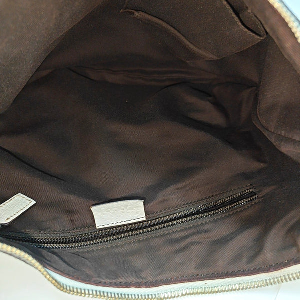 Monogram Coated Canvas Beige