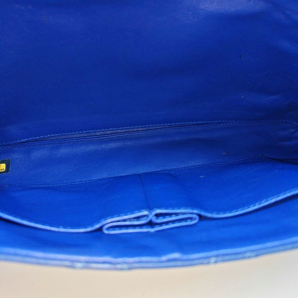 Quilted Calfskin Blue