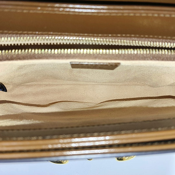 Horsebit 1955 Medium Monogram Coated Canvas Beige